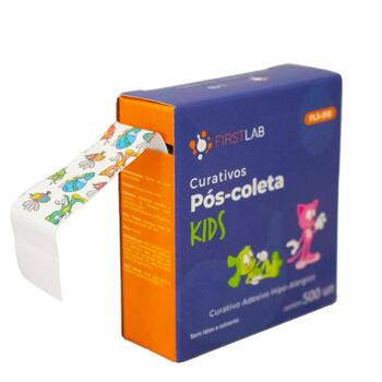 imagem CURATIVO PÓS COLETA KIDS ADESIVO HIPOALÉRGICO. ROLO. 500 UN/CX